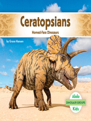cover image of Ceratopsians